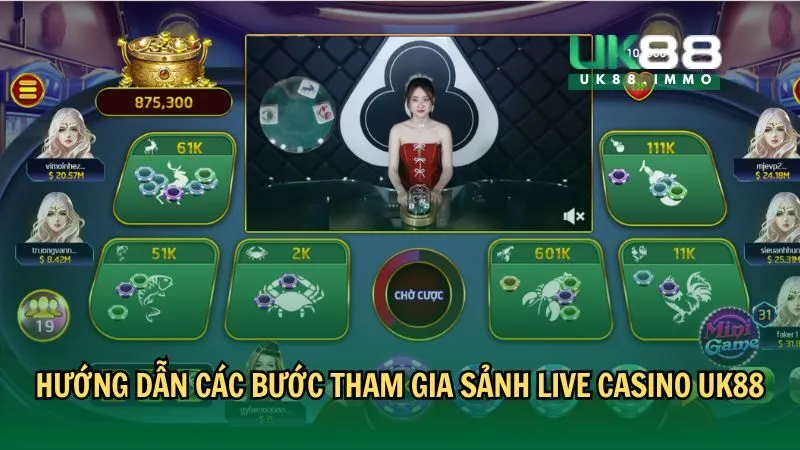 Live Casino UK88: Sảnh Cá Cược Trực Tuyến Chân Thực Hàng Đầu