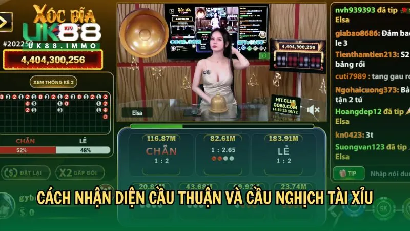 cau thuan va cau nghich tai xiu 3 Cách nhận diện cầu thuận và cầu nghịch tài xỉu